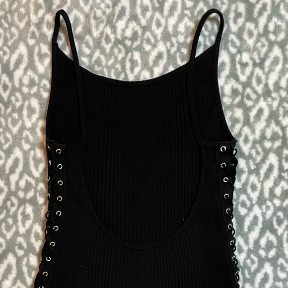 SOLD Silence & Noise Low Back Spaghetti Strap Dress - Picture 3 of 10